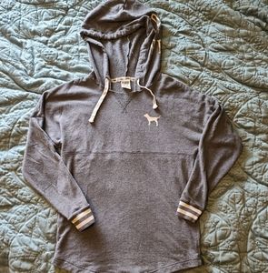 Pink Victoria's Secret brand long sleeved hoodie